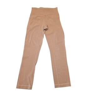 Lululemon Nude Tan High-Waisted Crop Leggings Size 2